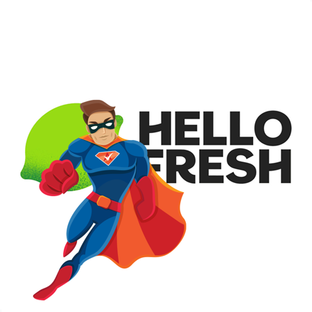 Hello Fresh logo - Deactivation support service for Hello Fresh drivers and gig workers