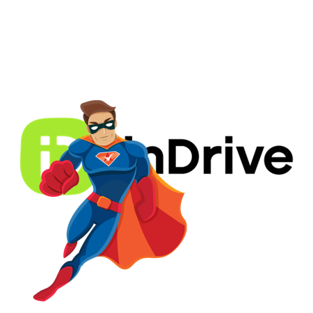 InDrive logo - Deactivation support service for InDrive drivers and gig workers