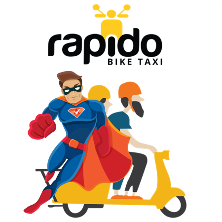 Rapido logo - Deactivation support service for Rapido drivers and gig workers