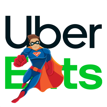 UberEats logo - Deactivation support service for UberEats delivery drivers