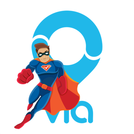 Via logo - Deactivation support service for Via drivers and gig workers